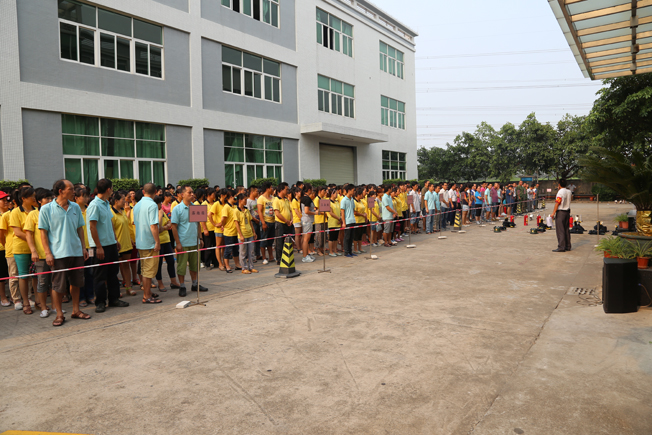 哈哈体育集团举行消防演习活动